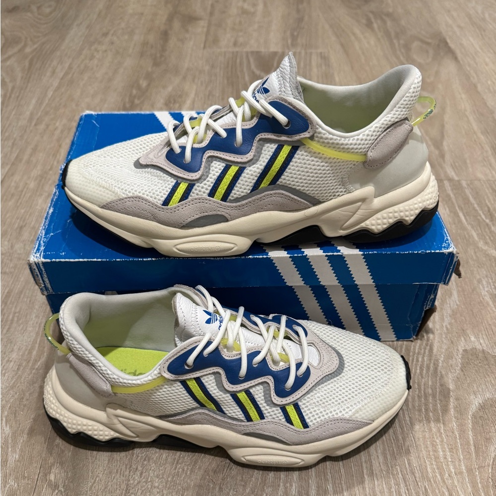 Adidas Ozweego “Cloud White Solar Yellow”